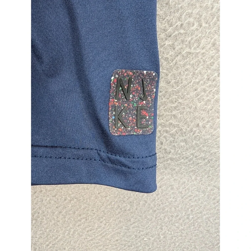 Nike Swim Dri-Fit T-Shirt Men's M‎ Blue Short Sleeve Active Hydroguard Athletic